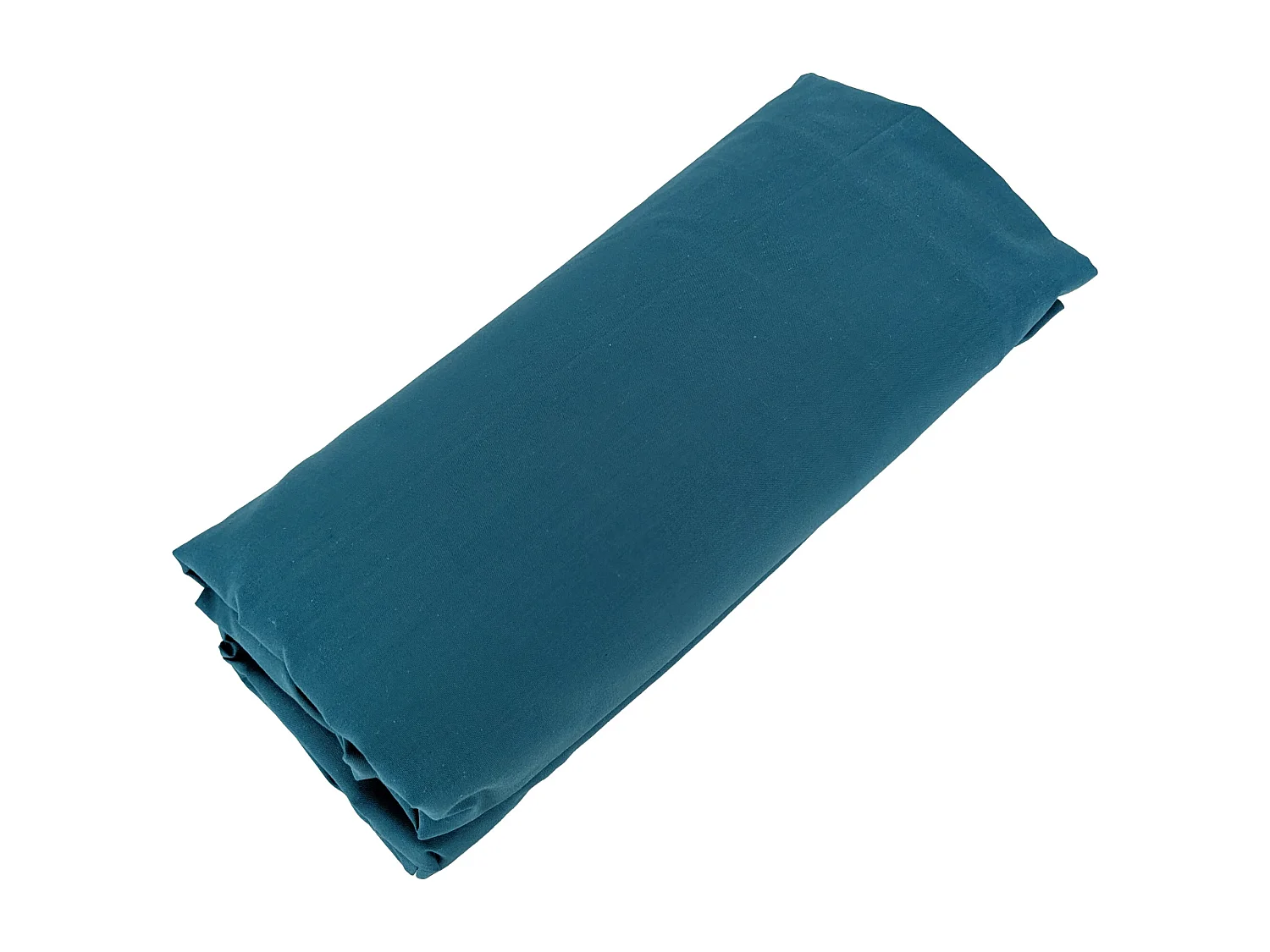 Drap housse 90x200 cm bonnet 40 cm percale de coton PASSION PERCALE bleu Cobalt