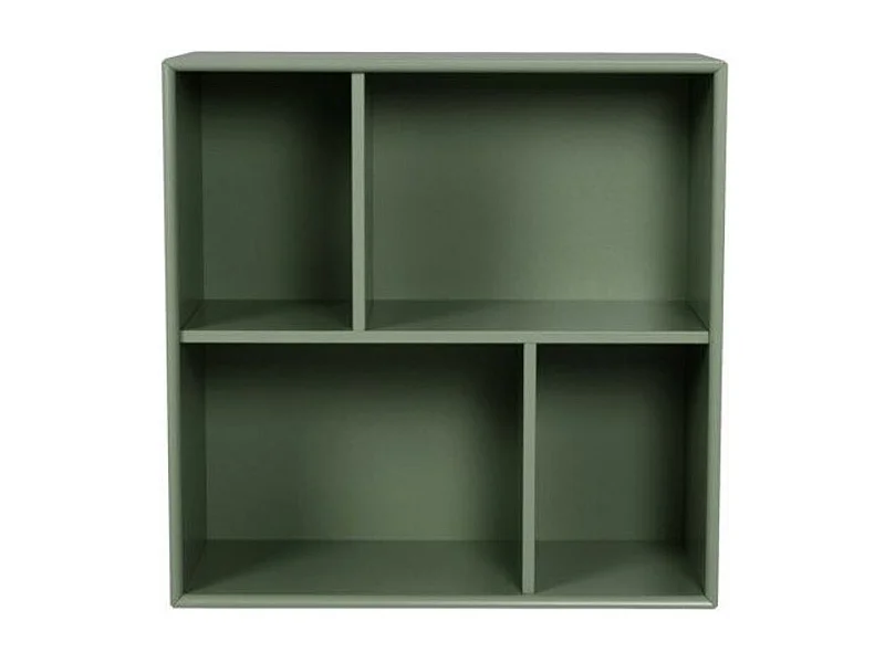 Pecas mat donkergroen gelakte houten wandplank