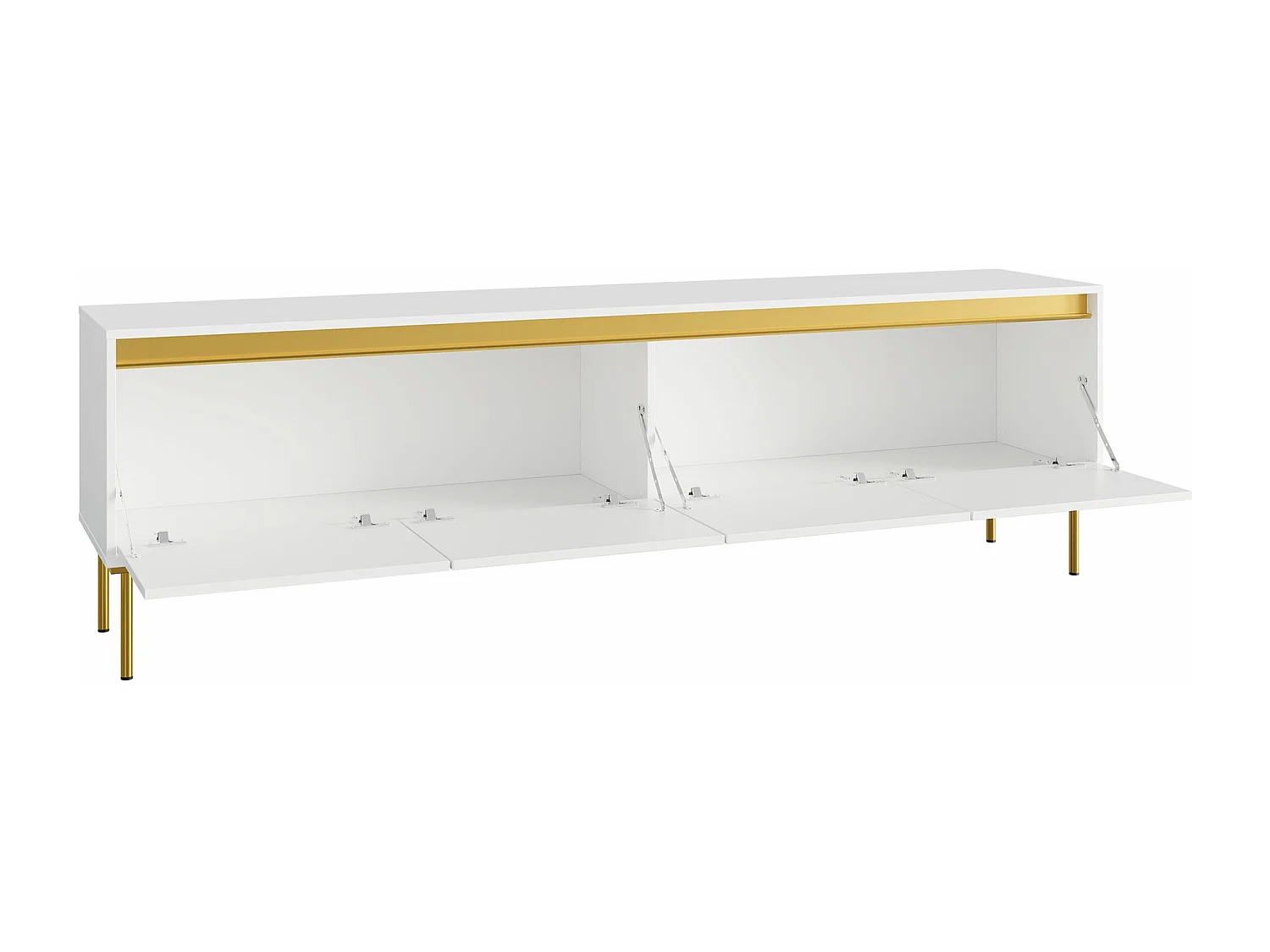 Mobile porta TV Comfivo Coretro 102, Nero, 200x60x40cm