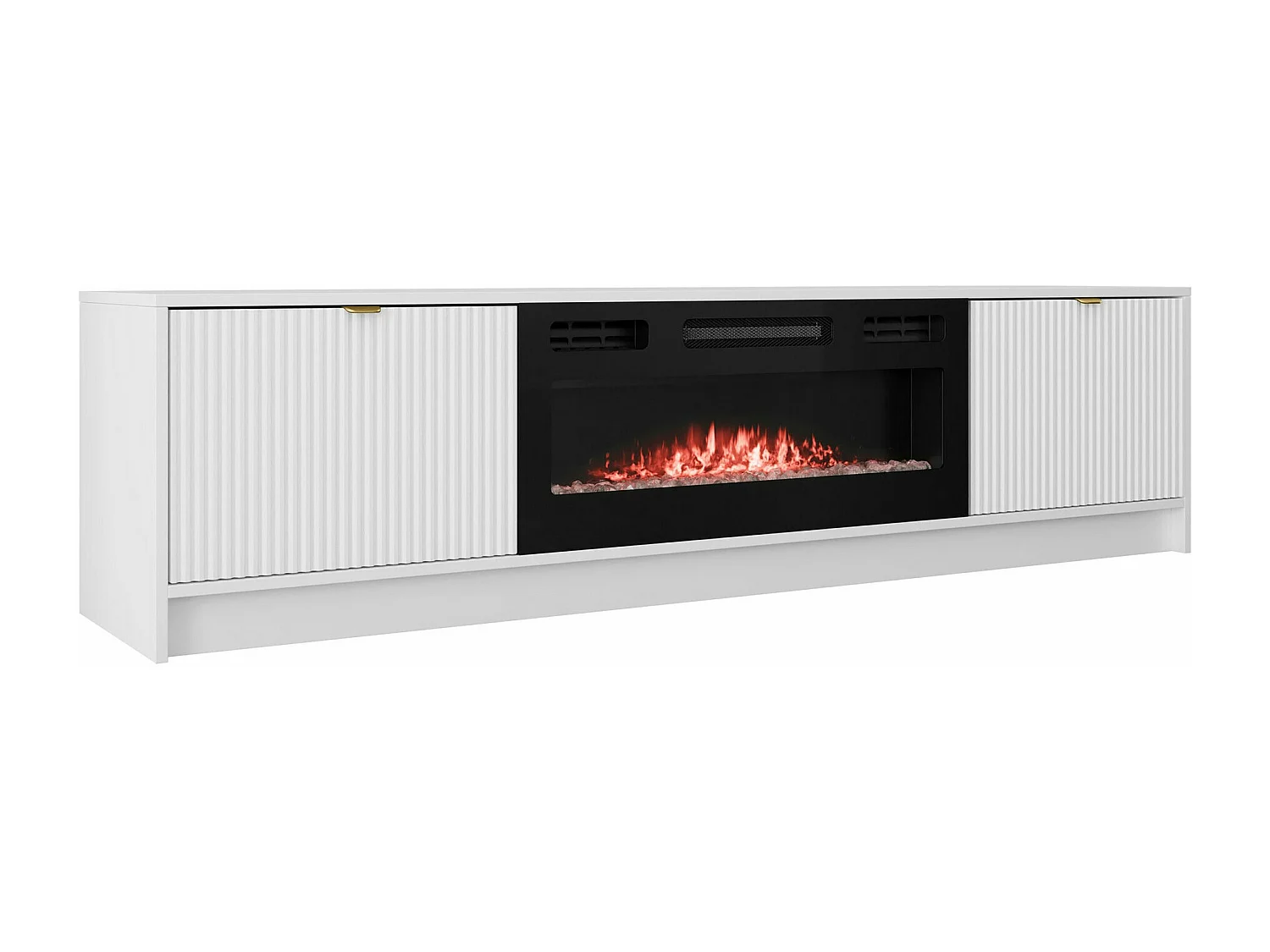 Meuble TV Comfivo Larmire 109, Blanc, 182x48x40cm