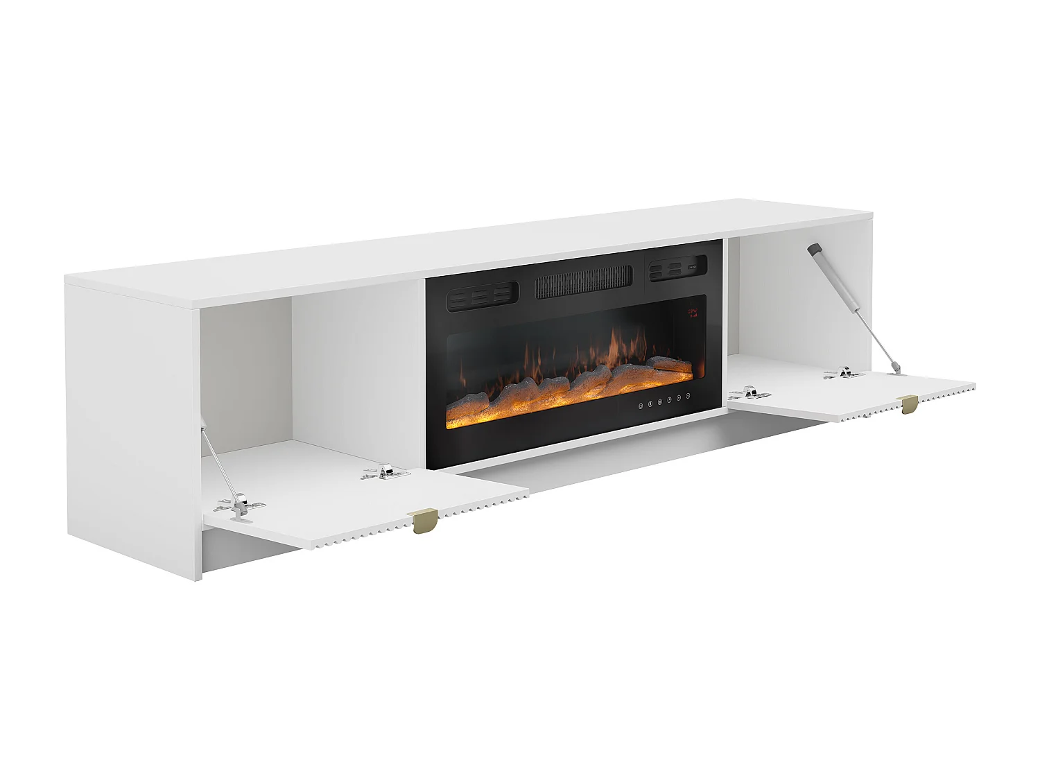 Meuble TV Comfivo Larmire 109, Blanc, 182x48x40cm