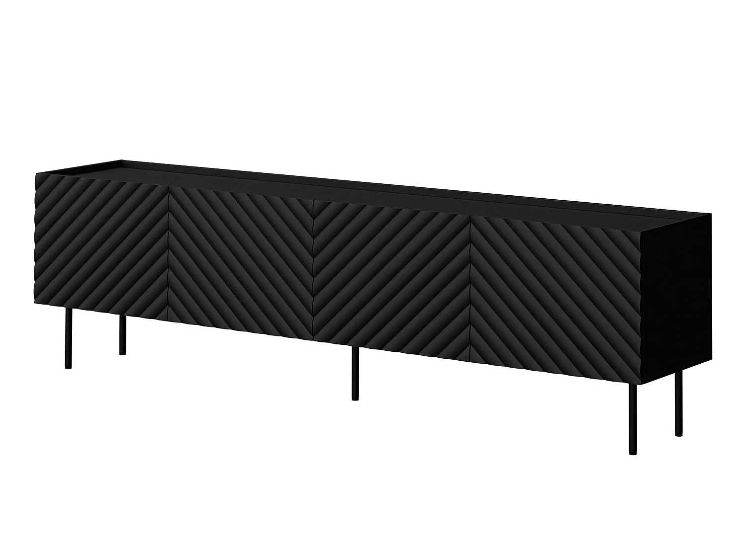 Meuble TV Sillen I, Nombre de portes: 4, 20x6x4cm