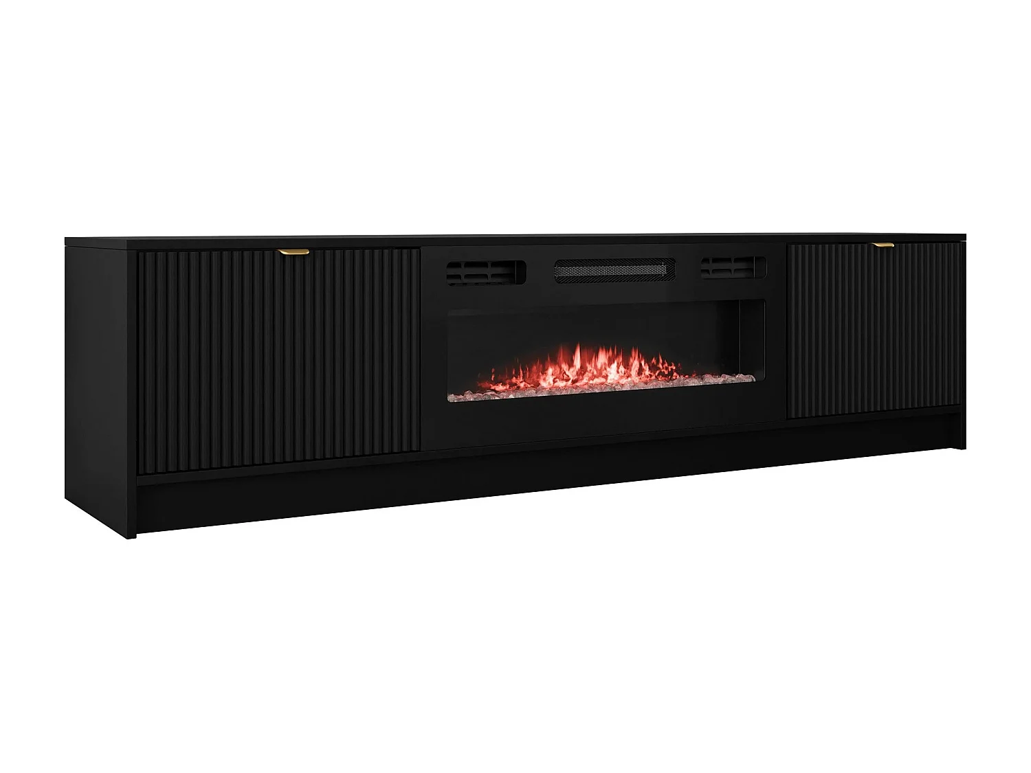 Mobile porta TV Comfivo Larmire 109, Nero, 182x48x40cm