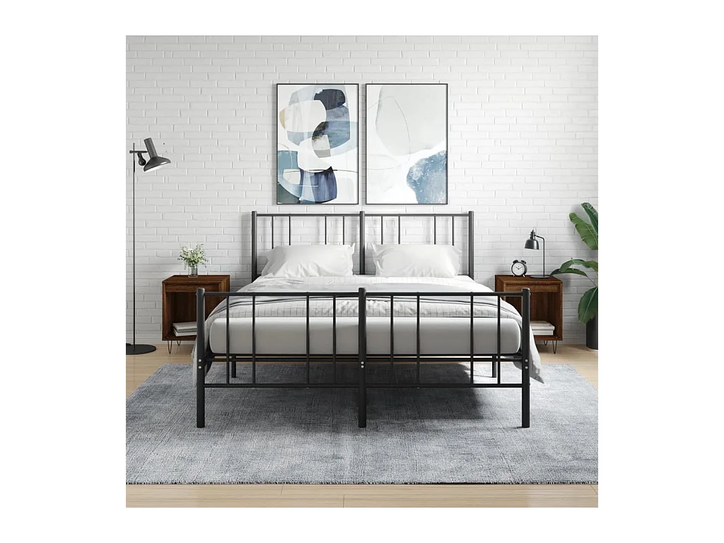 Tables de chevet 2 pcs chêne marron 40x35x50 cm bois ingénierie