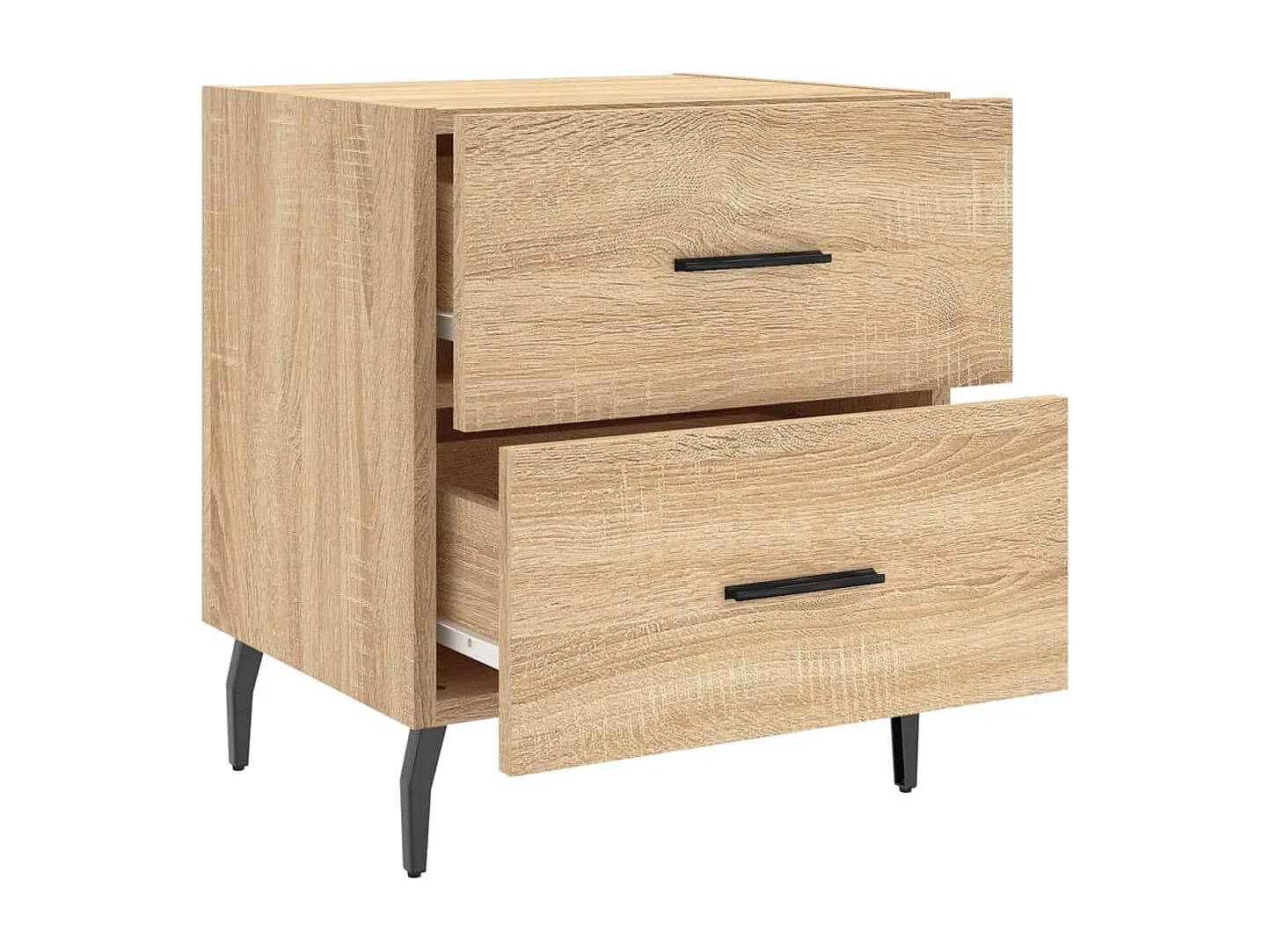 Tables de chevet 2 pcs chêne sonoma 40x35x47,5 cm