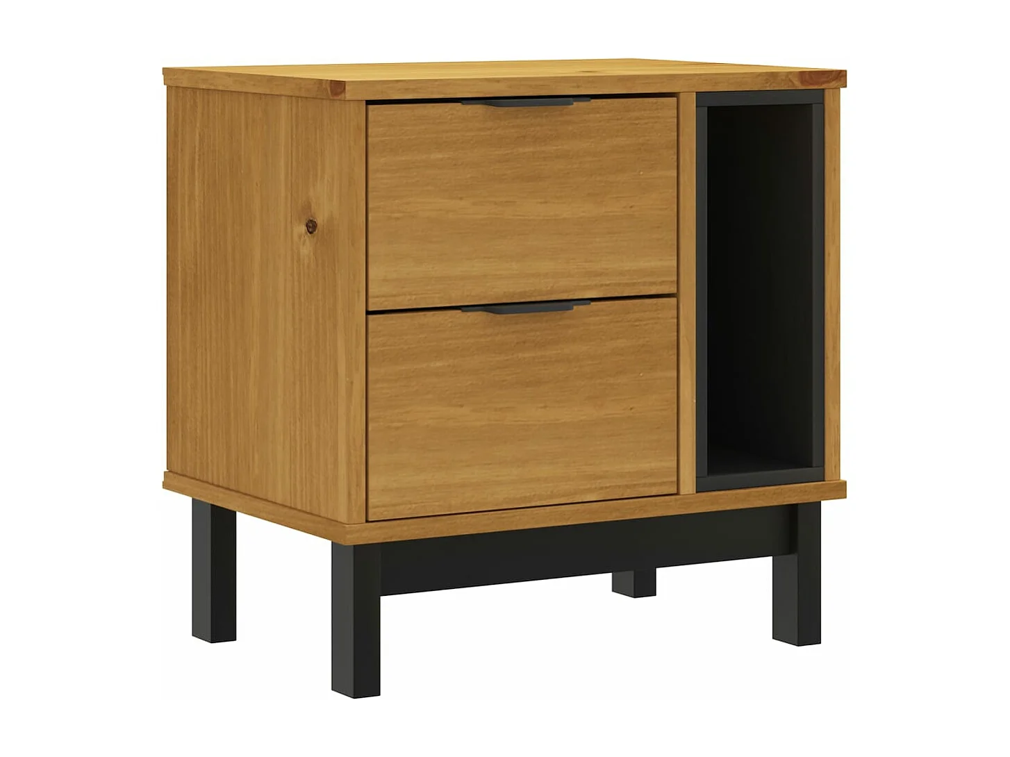 Table de chevet FLAM 49x35x50 cm bois de pin massif