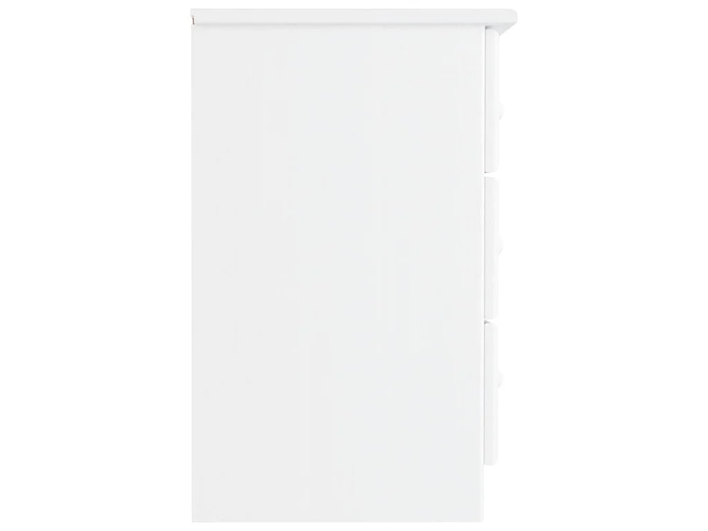 Table de chevet ALTA blanc 41x35x55,5 cm bois de pin massif