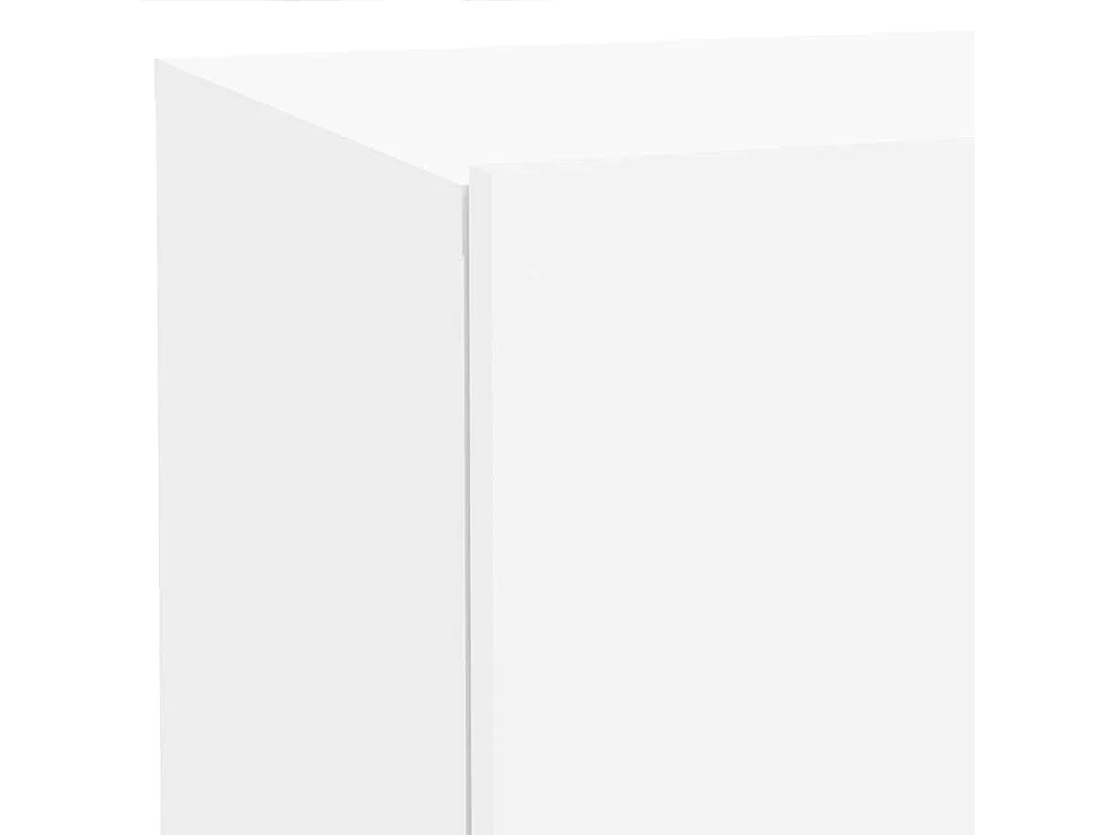 Nachtkastje met LED-verlichting 70x36x40,5 cm wit