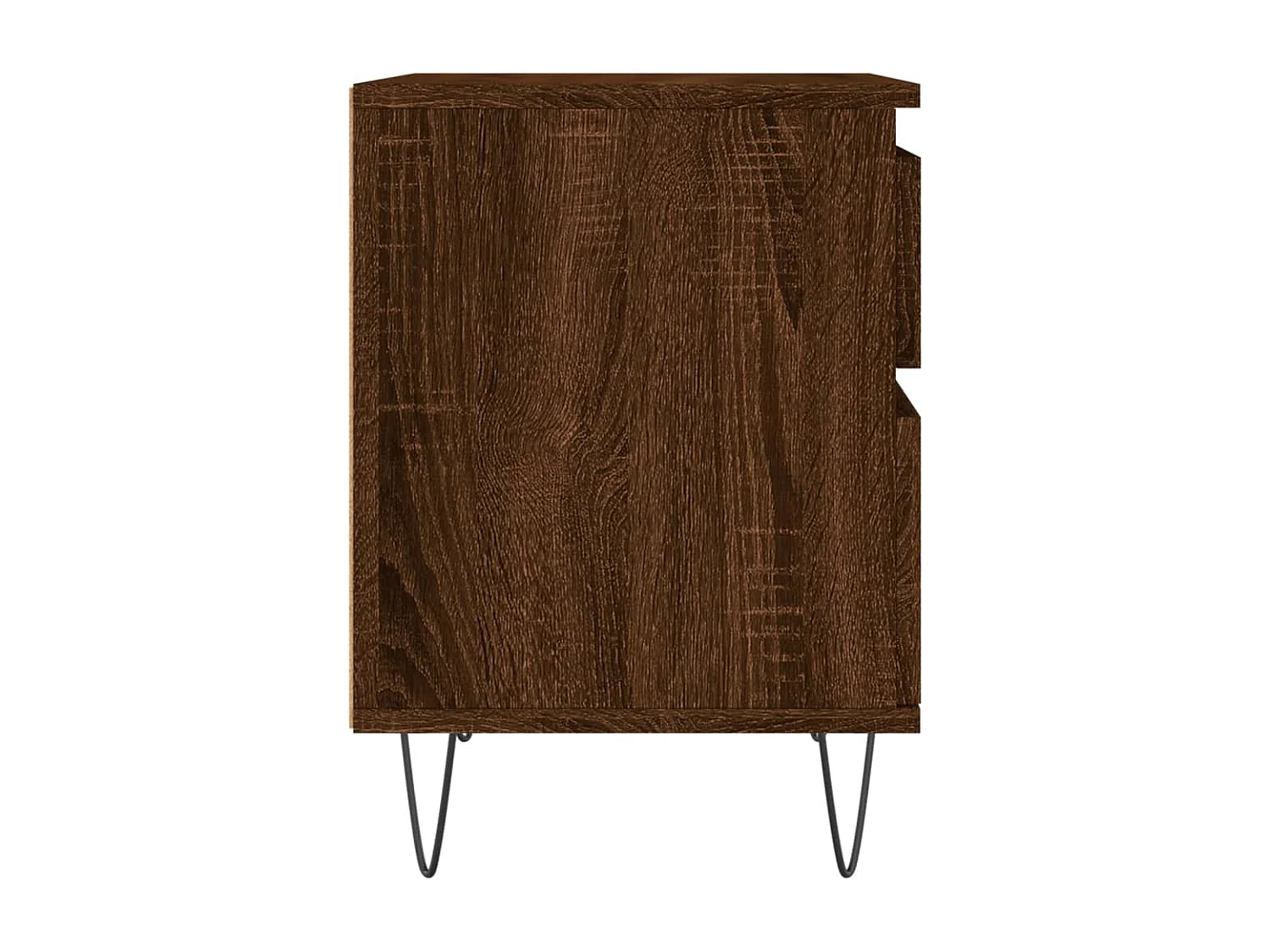 Nachtkastjes 2 st 40x35x50 cm bewerkt hout bruin eikenkleur