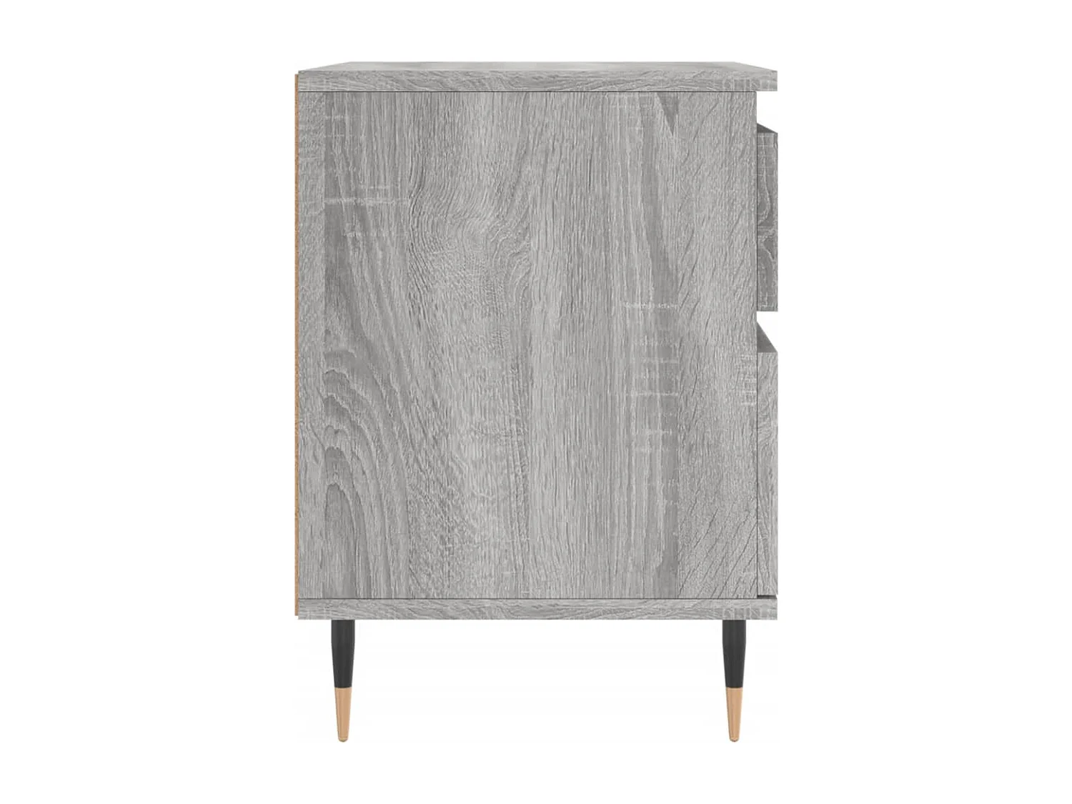 Nachttische 2 Stk. Grau Sonoma 40x35x50 cm Holzwerkstoff