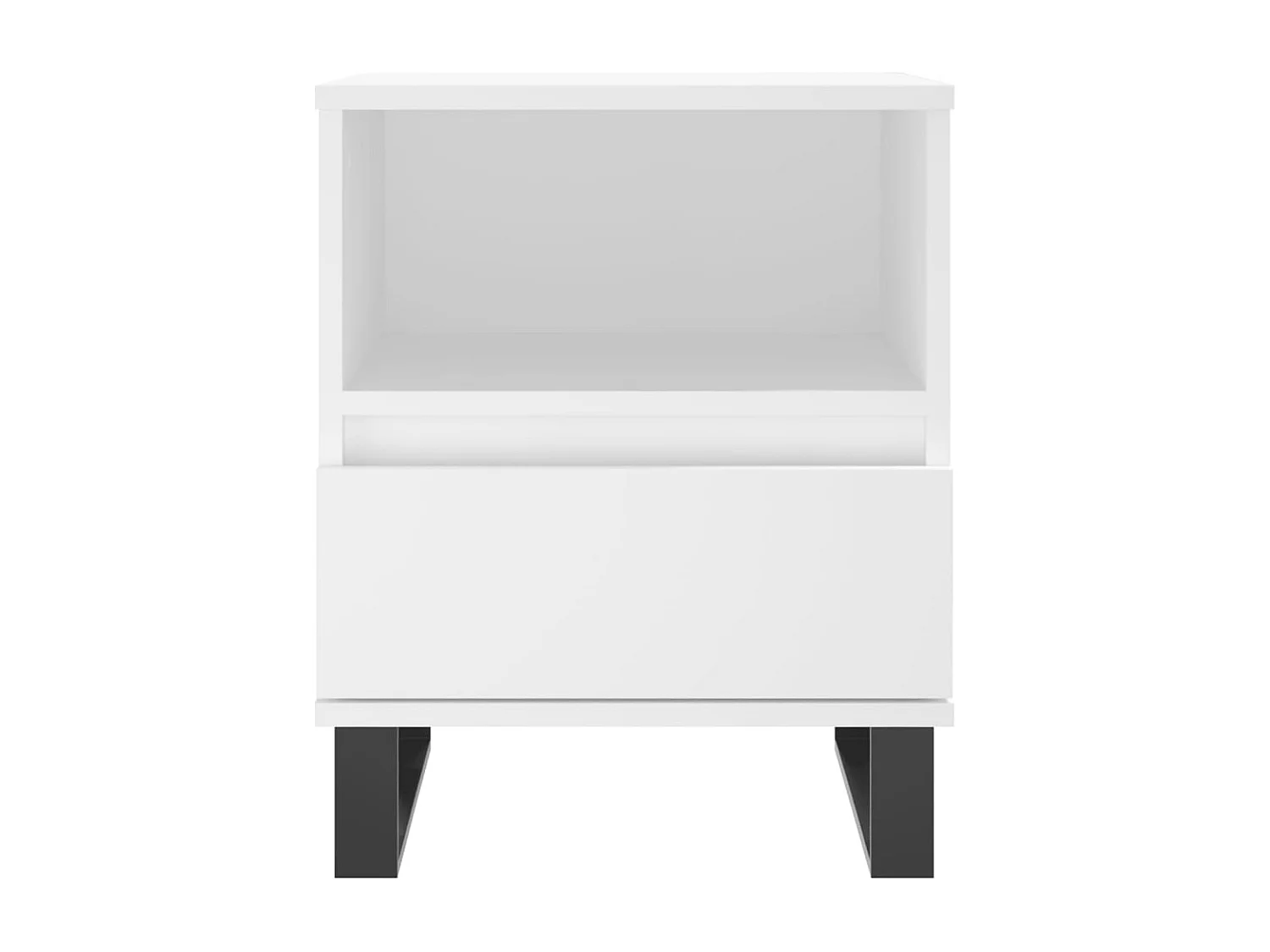 Mesa de cabeceira 40x35x50 cm derivados de madeira branco