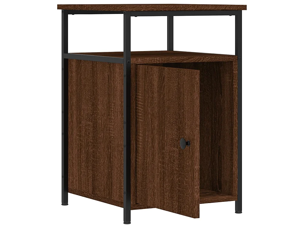 Tables de chevet 2pcs Chêne marron 40x42x60cm Bois d'ingénierie