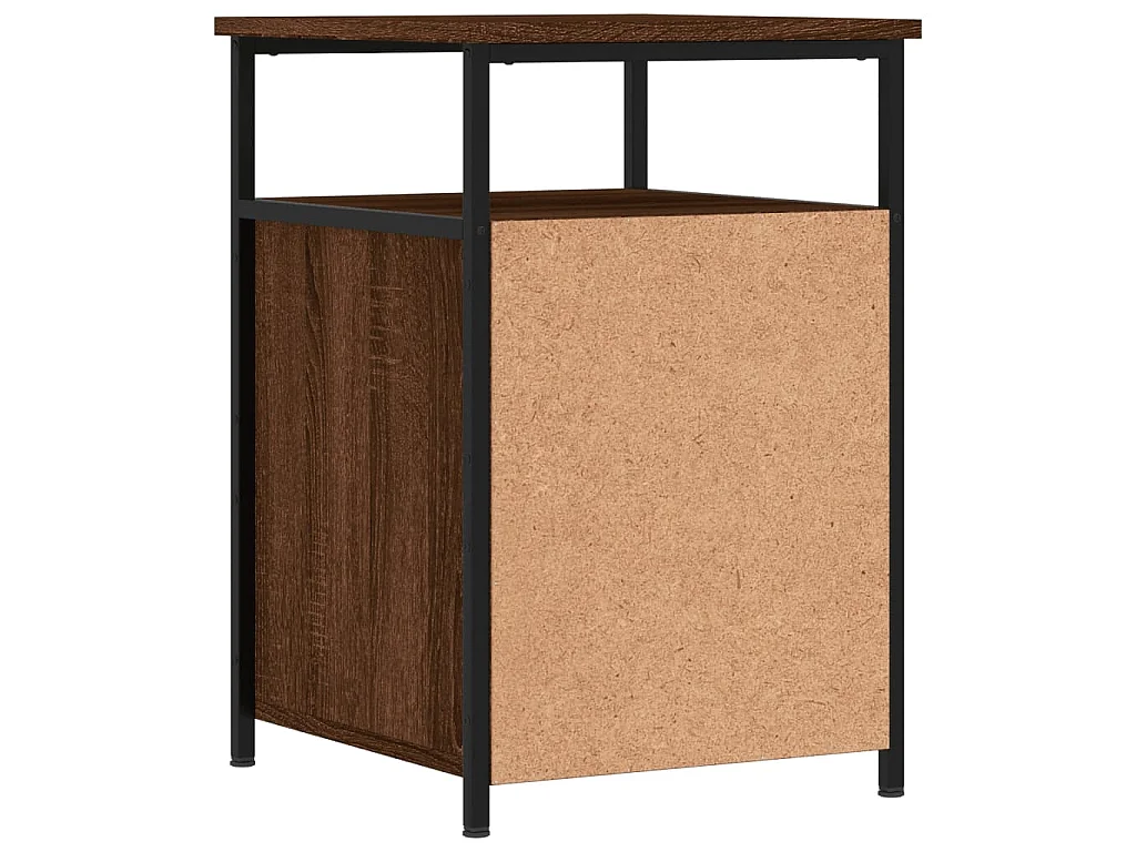 Tables de chevet 2pcs Chêne marron 40x42x60cm Bois d'ingénierie