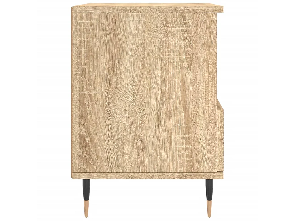 Tables de chevet 2 pcs chêne sonoma 40x35x50 cm bois ingénierie