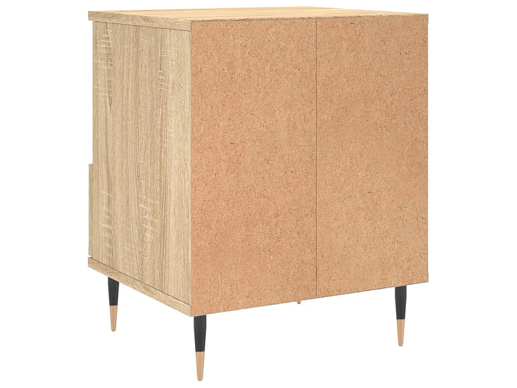 Tables de chevet 2 pcs chêne sonoma 40x35x50 cm bois ingénierie