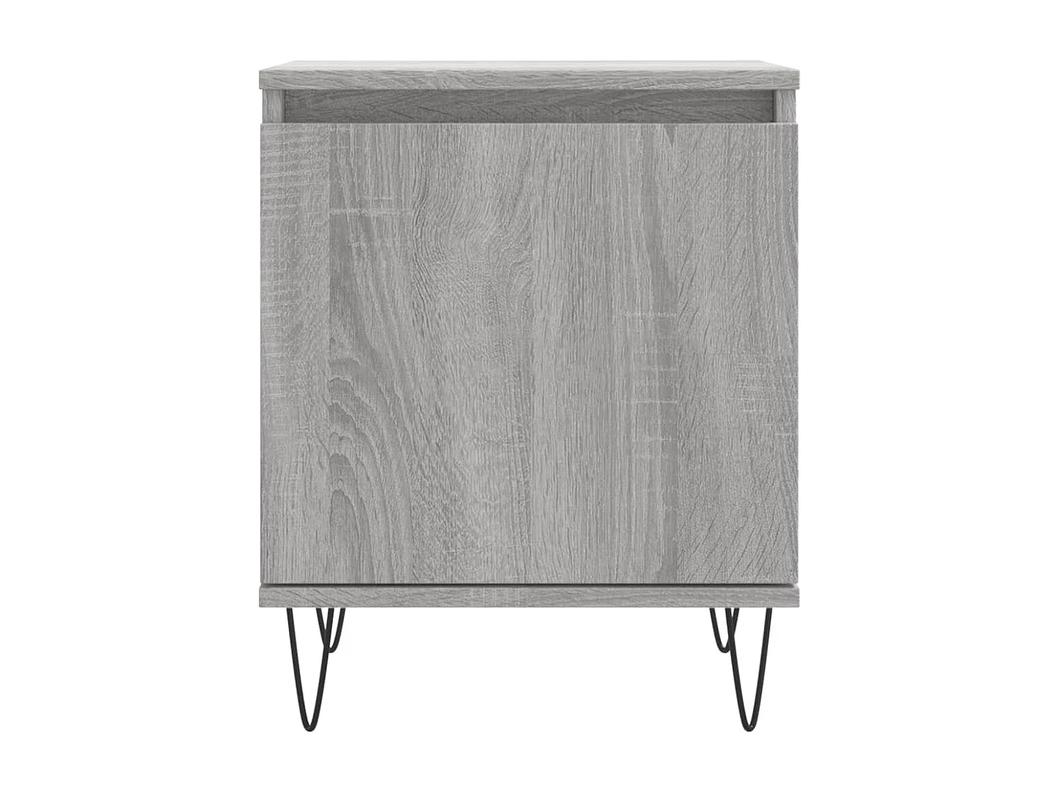 Comodini Grigio Sonoma 2 pz 40x30x50 cm in Legno Multistrato