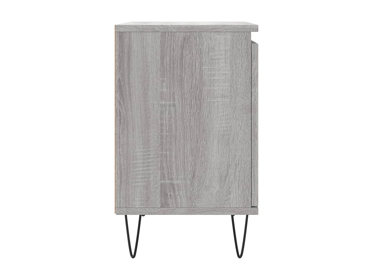 Comodini Grigio Sonoma 2 pz 40x30x50 cm in Legno Multistrato