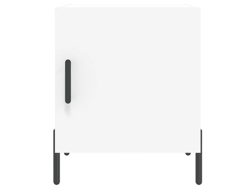 Nachtkastjes 2 st 40x40x50 cm bewerkt hout wit
