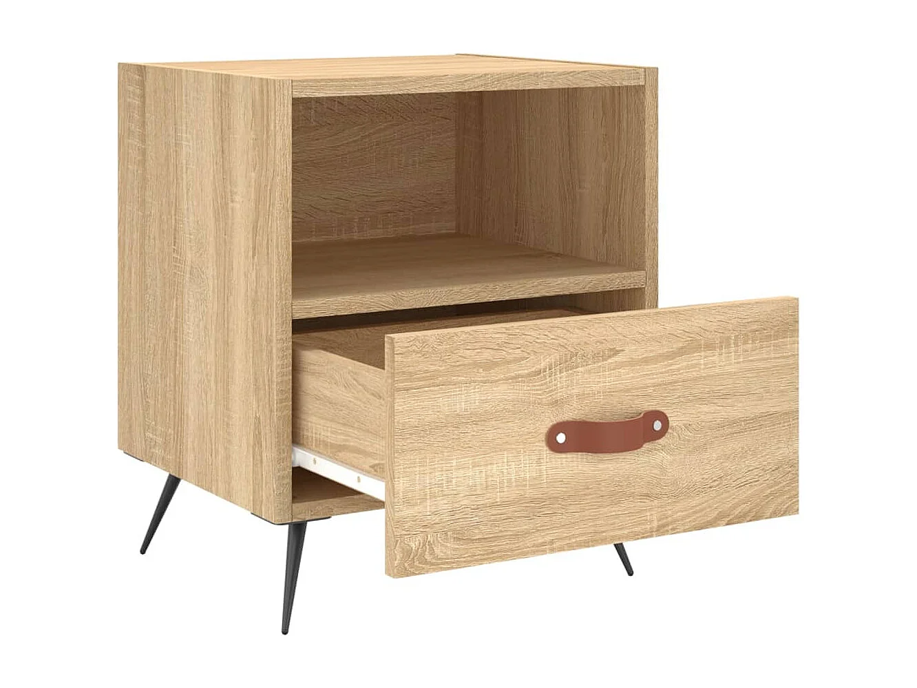 Tables de chevet 2 pcs chêne sonoma 40x35x47,5 cm