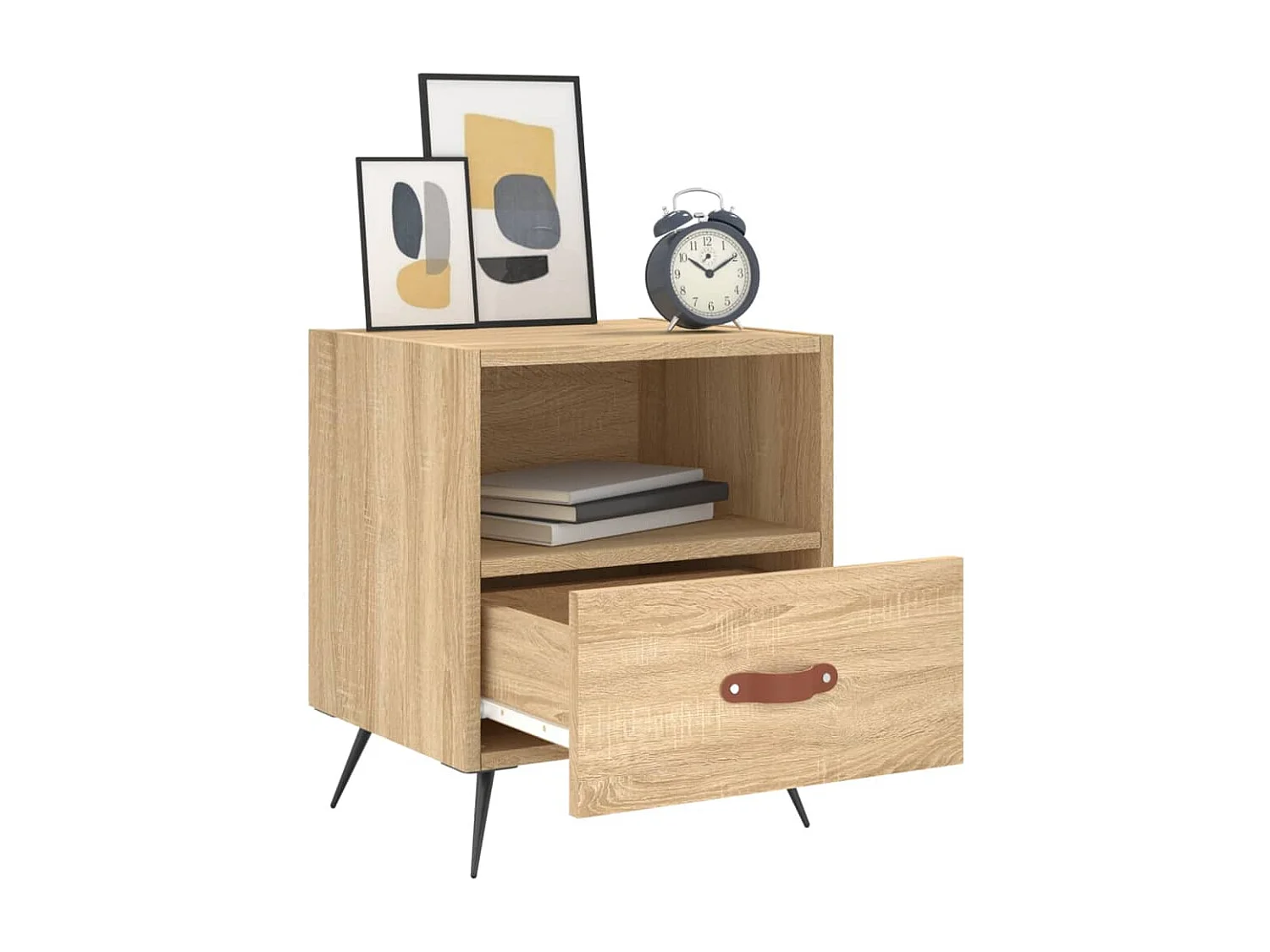 Tables de chevet 2 pcs chêne sonoma 40x35x47,5 cm