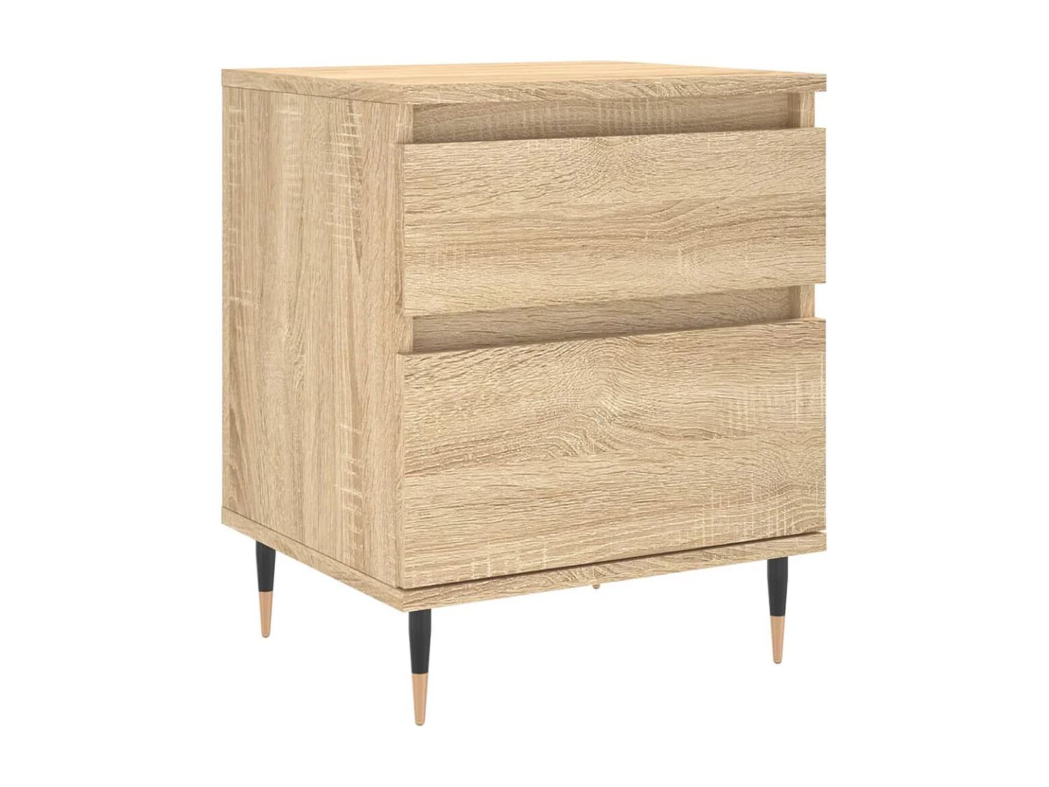 Tables de chevet 2 pcs chêne sonoma 40x35x50 cm bois ingénierie