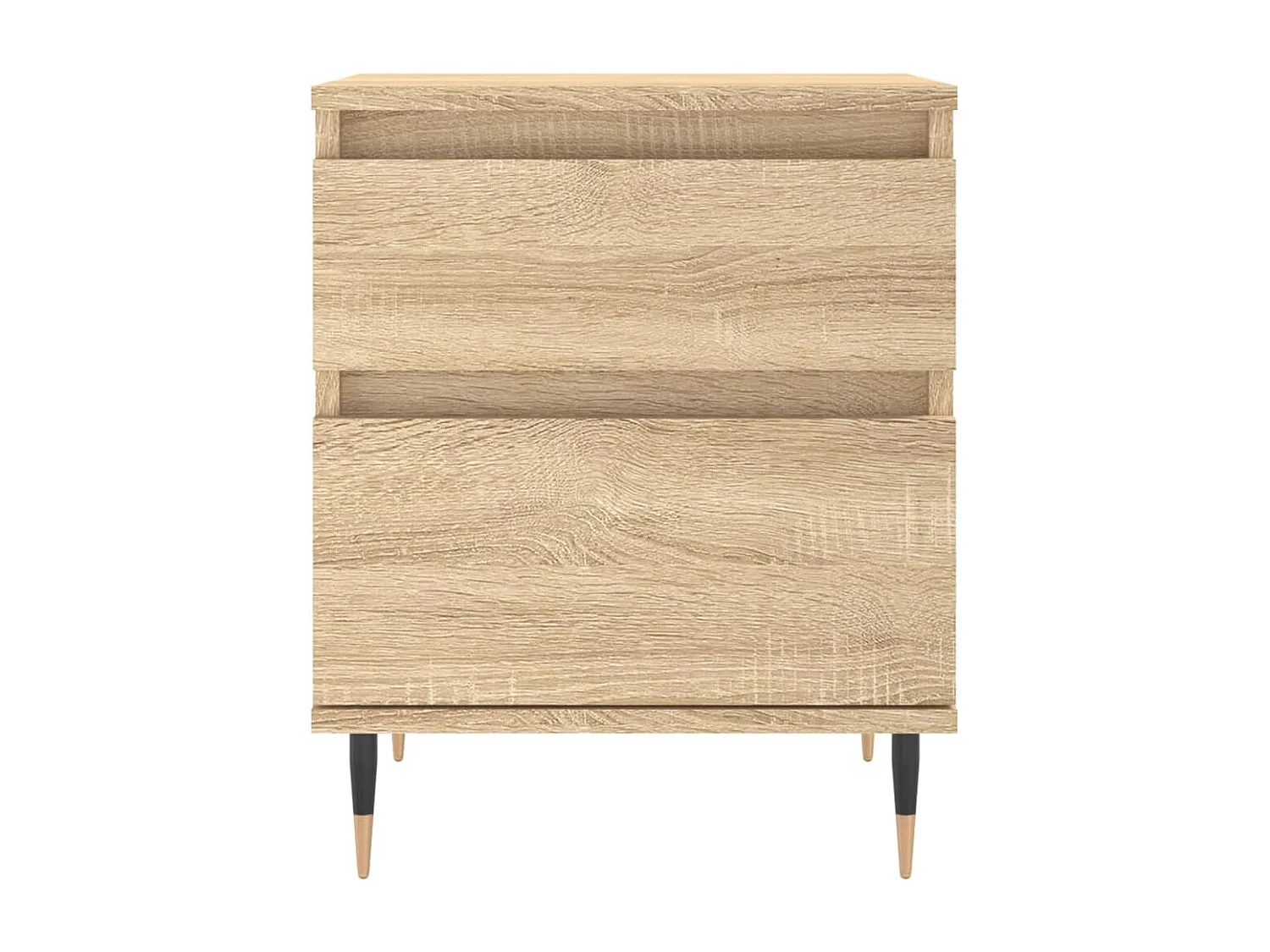 Tables de chevet 2 pcs chêne sonoma 40x35x50 cm bois ingénierie