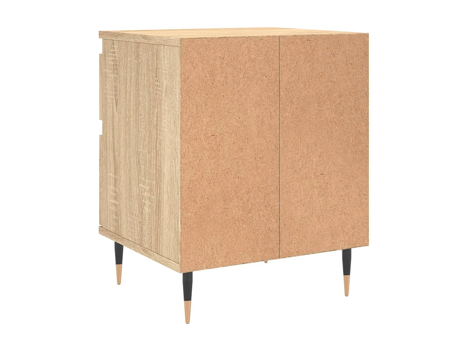 Nachttische 2 Stk. Sonoma-Eiche 40x35x50 cm Holzwerkstoff