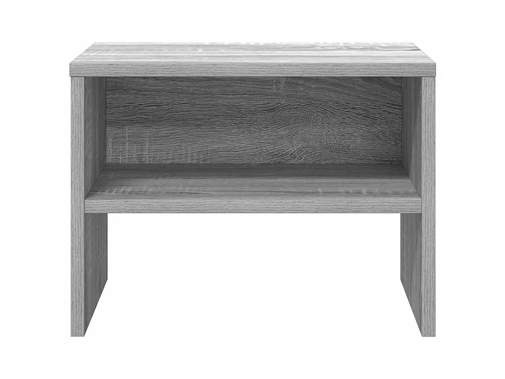 Table de chevet Sonoma gris 40x30x30 cm Bois d'ingénierie