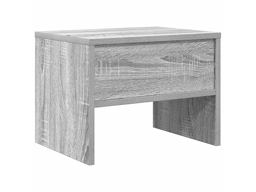 Table de chevet Sonoma gris 40x30x30 cm Bois d'ingénierie