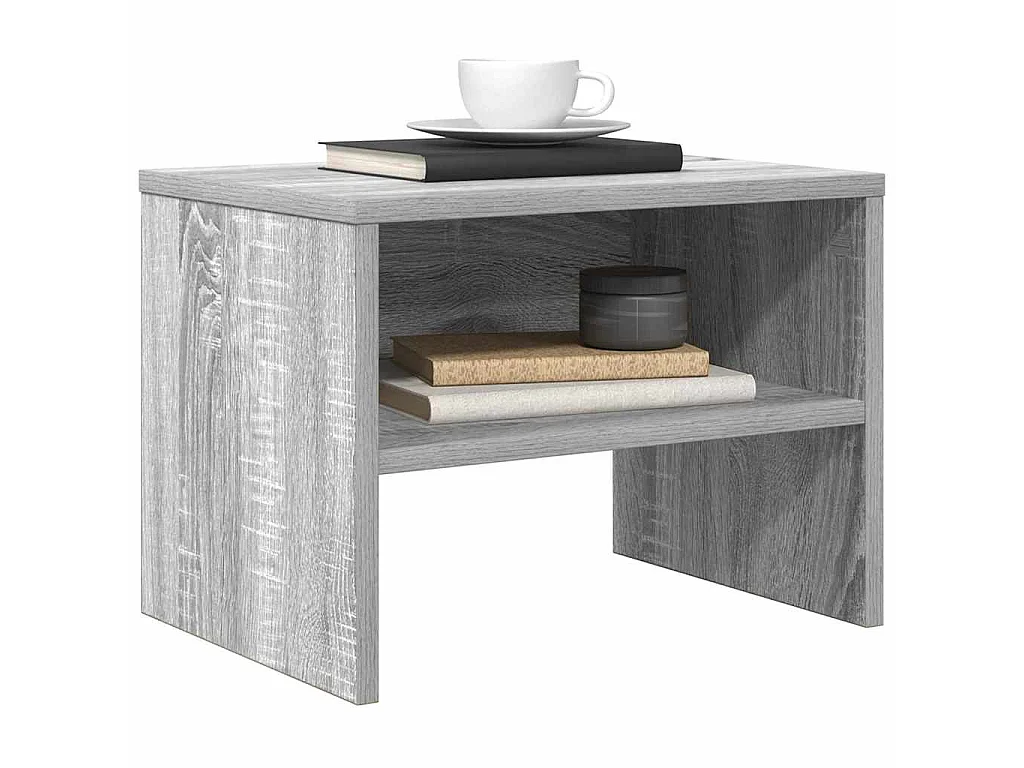 Table de chevet Sonoma gris 40x30x30 cm Bois d'ingénierie
