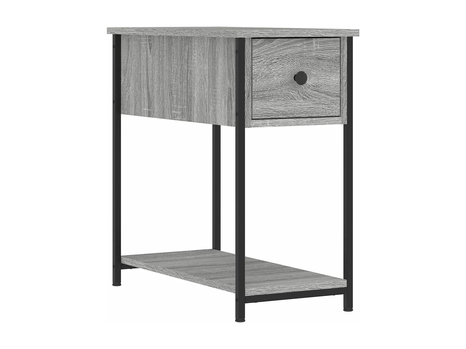 Tables de chevet 2 pcs sonoma gris 30x60x60cm bois d'ingénierie