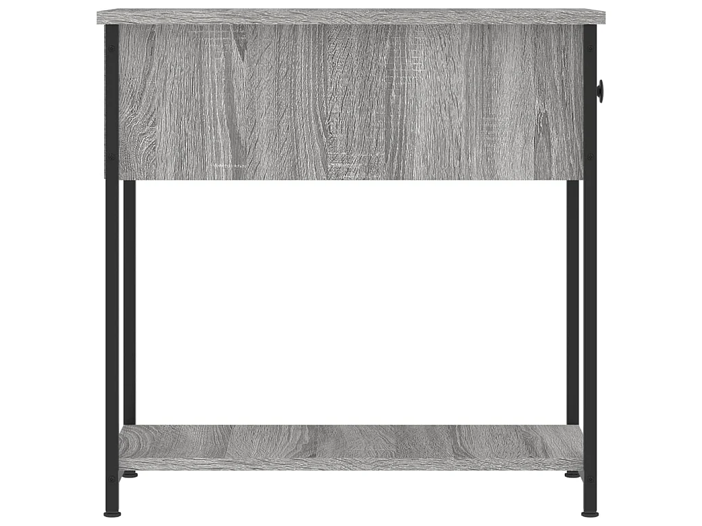 Tables de chevet 2 pcs sonoma gris 30x60x60cm bois d'ingénierie