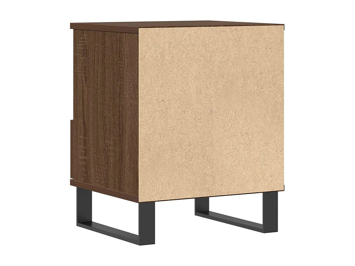 Tables de chevet 2 pcs chêne marron 40x35x50 cm bois ingénierie