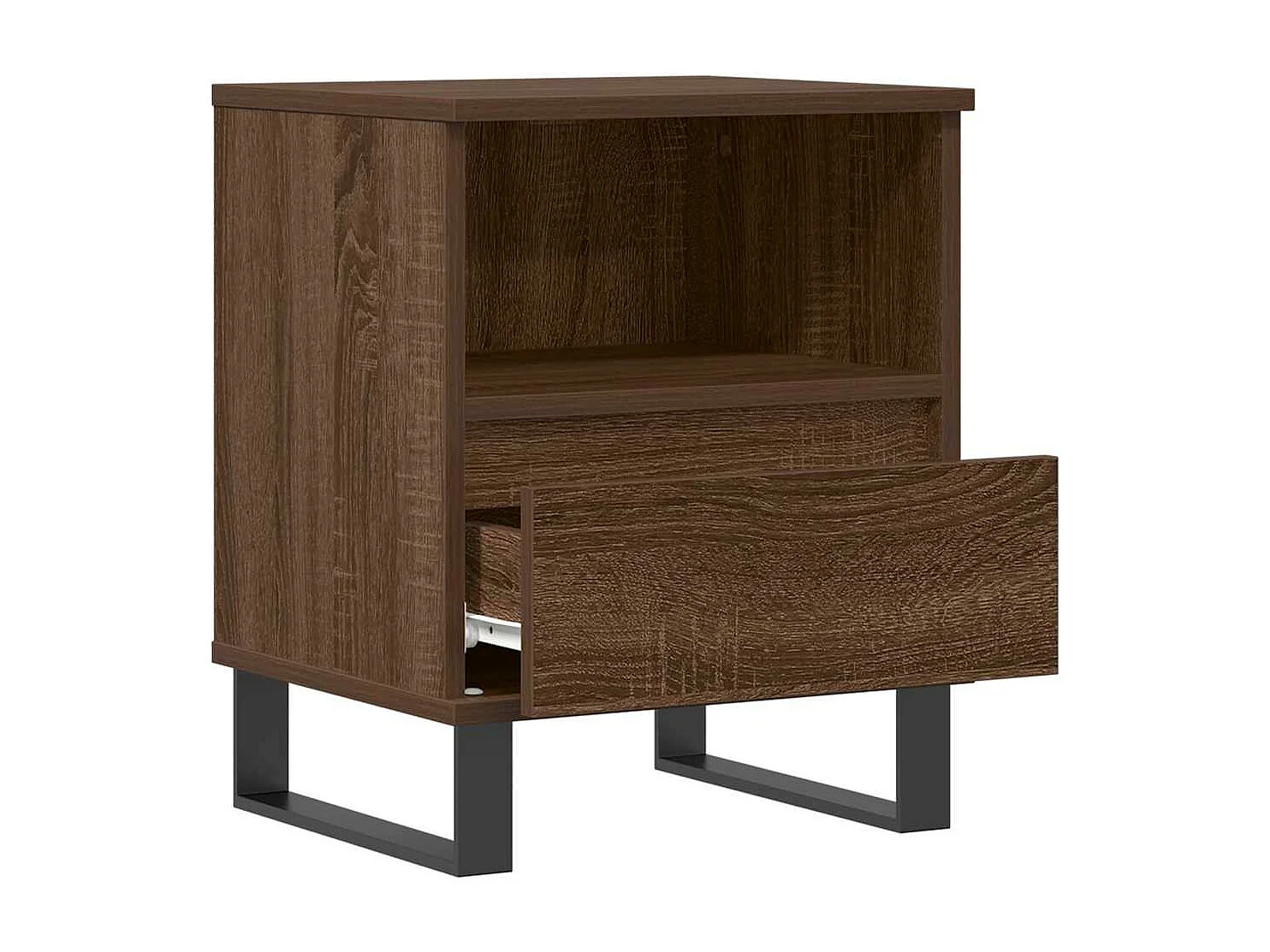 Tables de chevet 2 pcs chêne marron 40x35x50 cm bois ingénierie