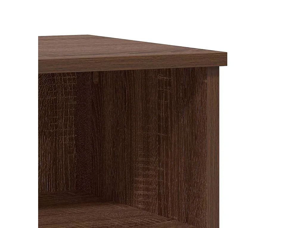 Tables de chevet 2 pcs chêne marron 40x35x50 cm bois ingénierie