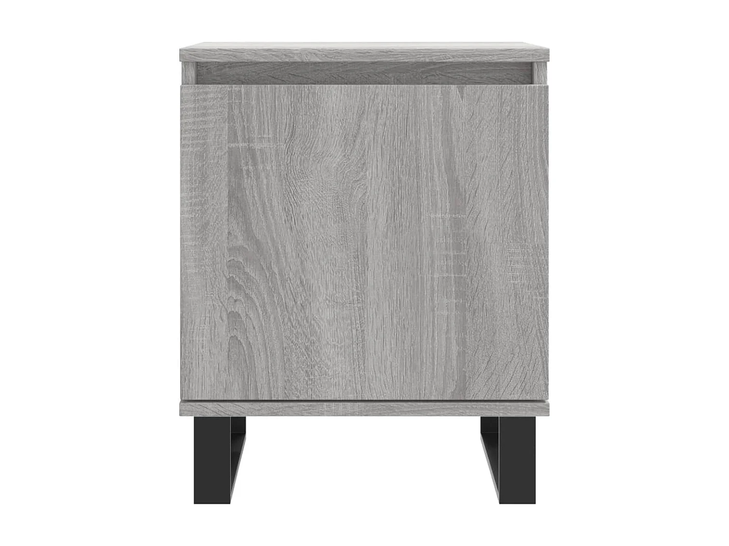 Mesa de cabeceira 40x30x50 cm derivados de madeira cinza sonoma