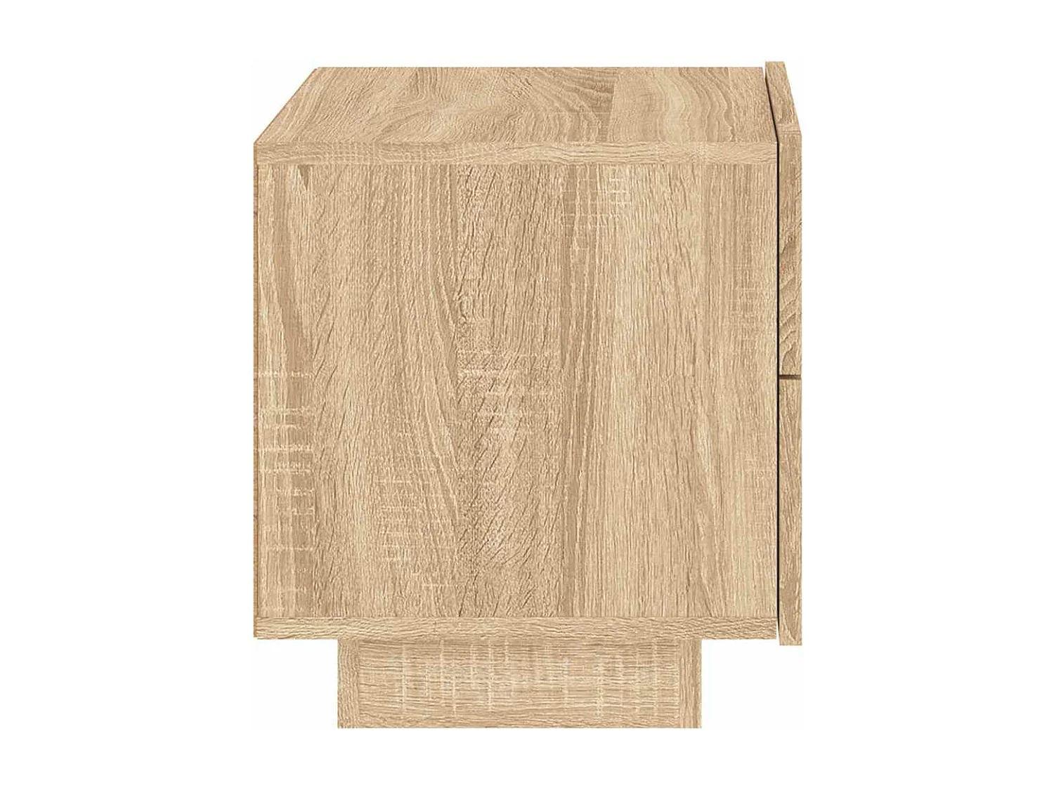 Nachttisch mit LED-Leuchten Sonoma-Eiche 70x36x40,5 cm