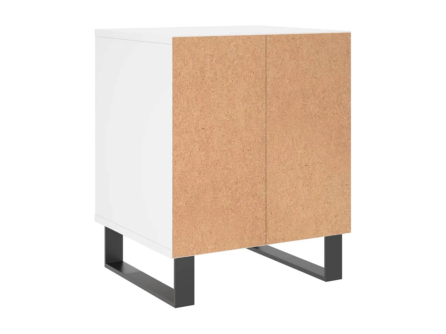 Table de chevet Blanc 40x35x50 cm Bois d’ingénierie