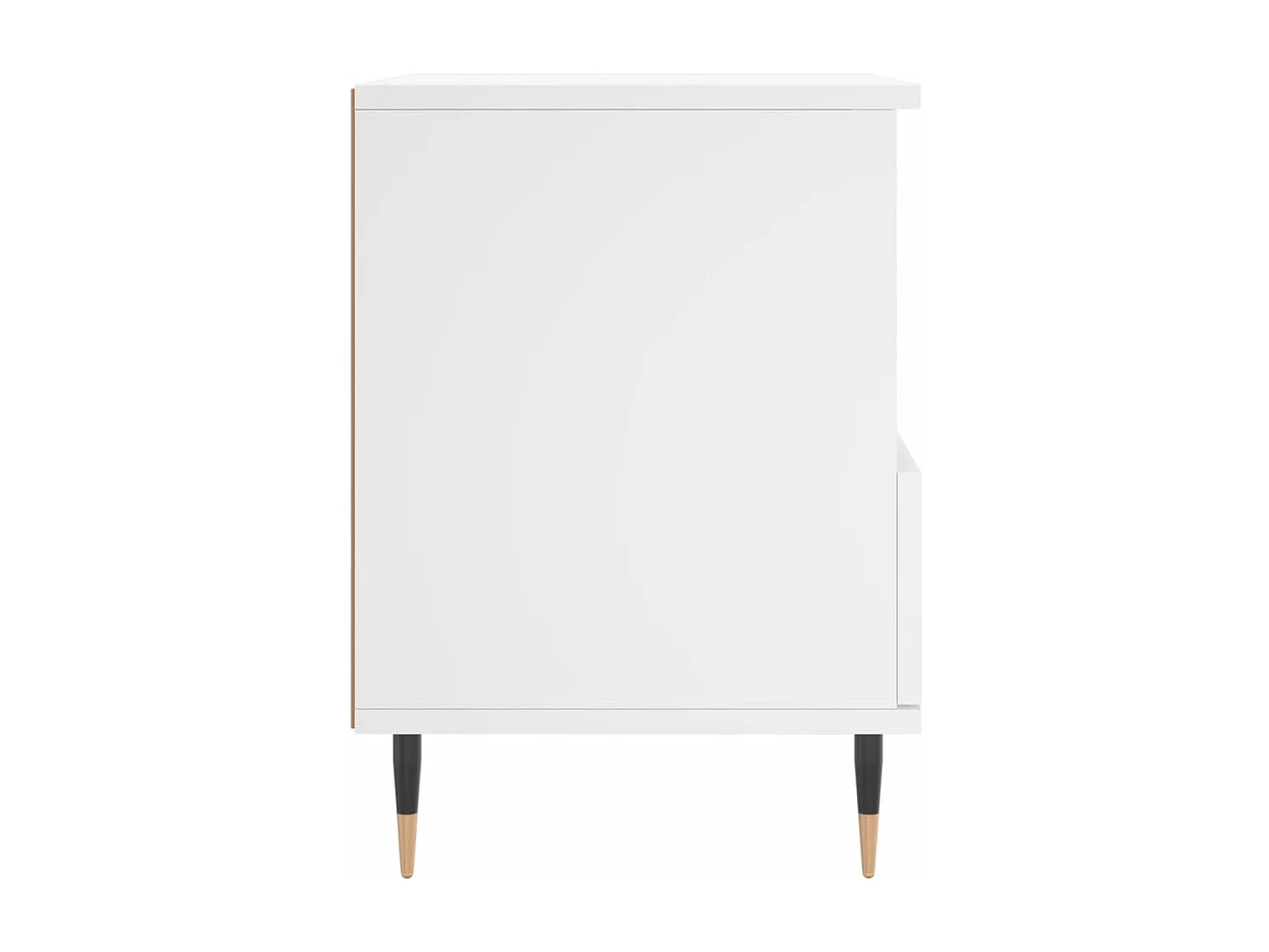 Tables de chevet 2 pcs blanc 40x35x50 cm bois d’ingénierie