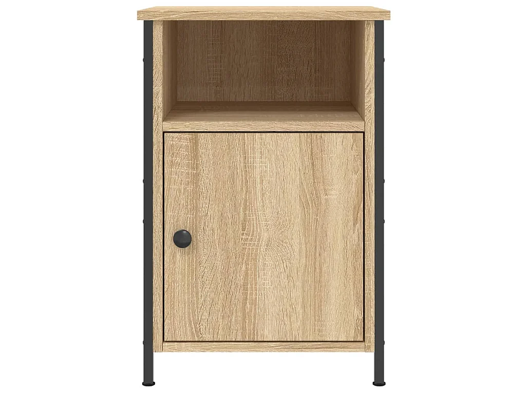 Nachtkastjes 2 st 40x42x60 cm bewerkt hout sonoma eikenkleurig