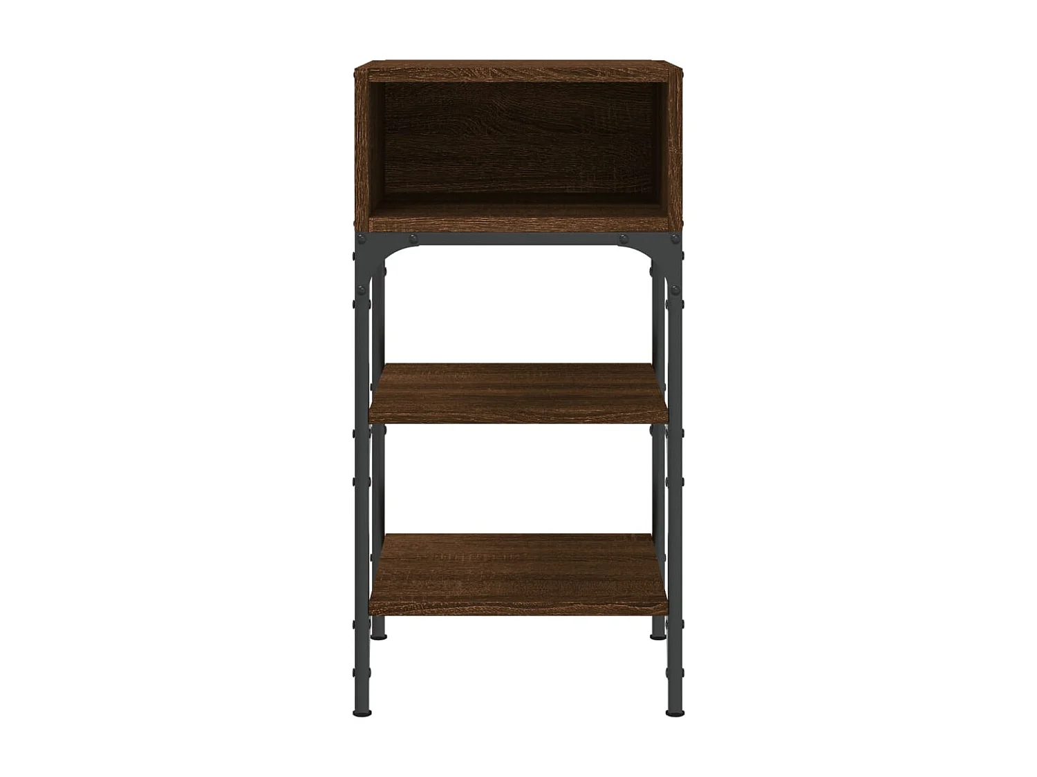 Tables de chevet 2 pcs chêne marron 35x34,5x70 cm
