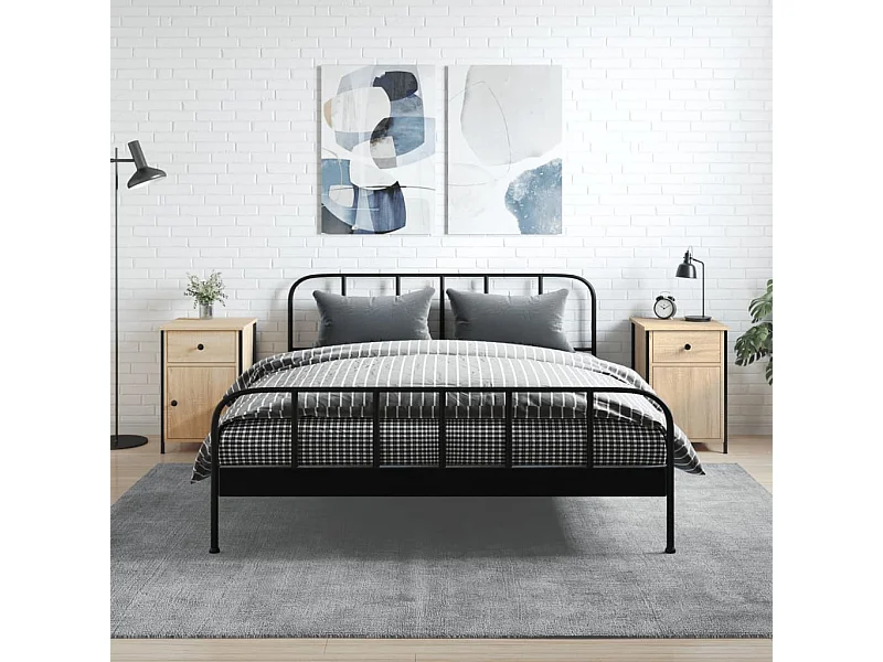 Comodini 2 pz Rovere Sonoma 40x42x60 cm in Legno Multistrato