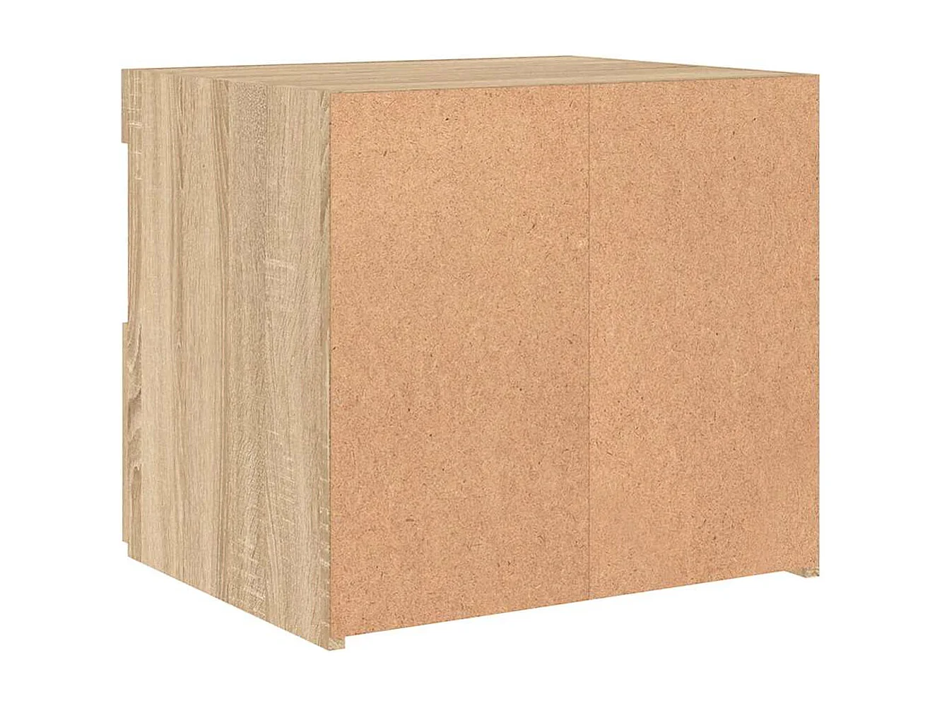 Mesa de cabeceira com luzes LED 50x40x45 cm carvalho sonoma