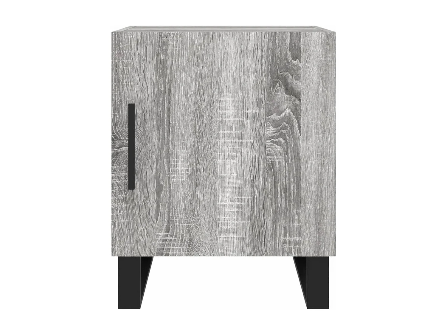 Table de chevet sonoma gris 40x40x50 cm bois d'ingénierie