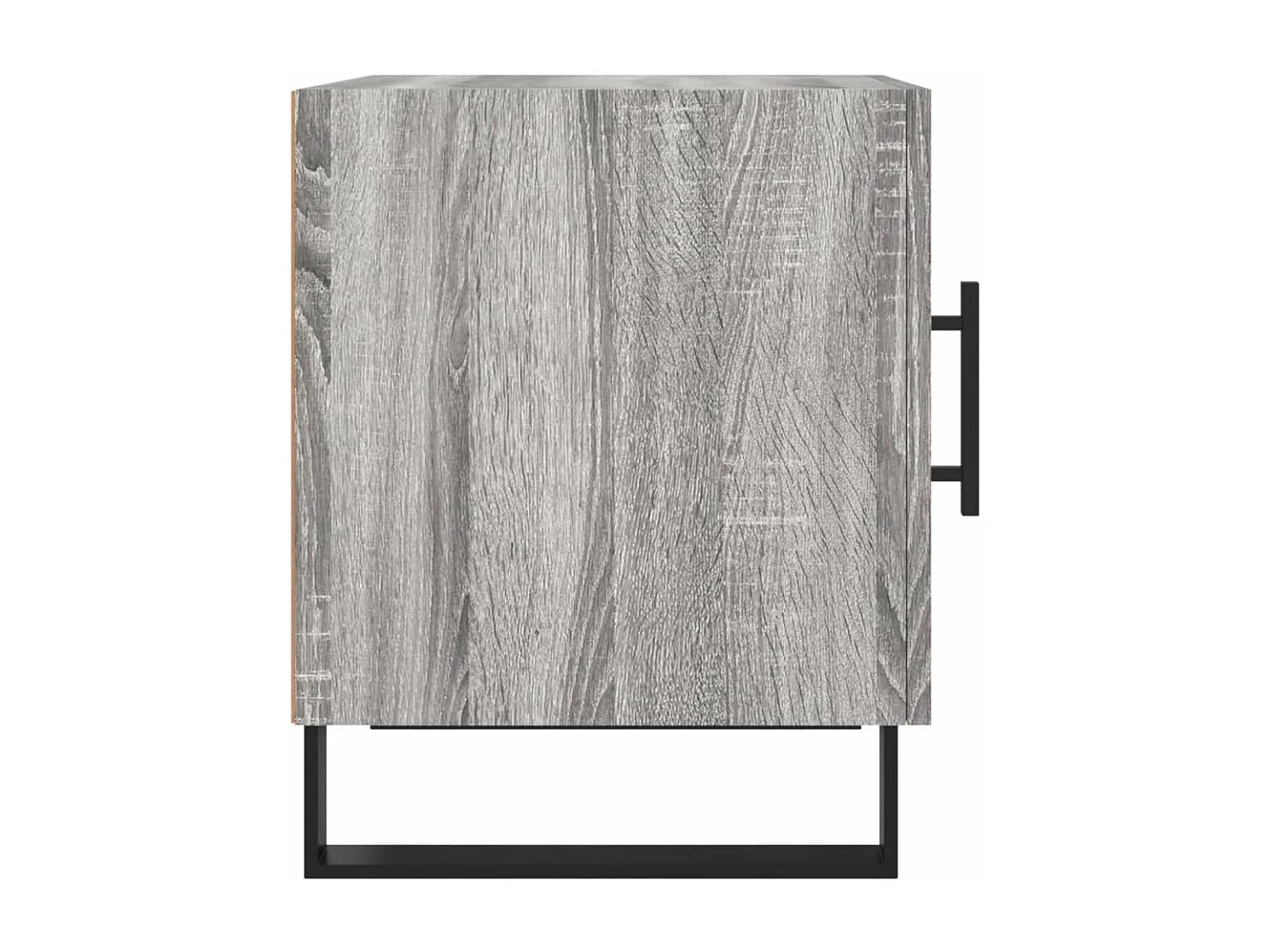 Table de chevet sonoma gris 40x40x50 cm bois d'ingénierie