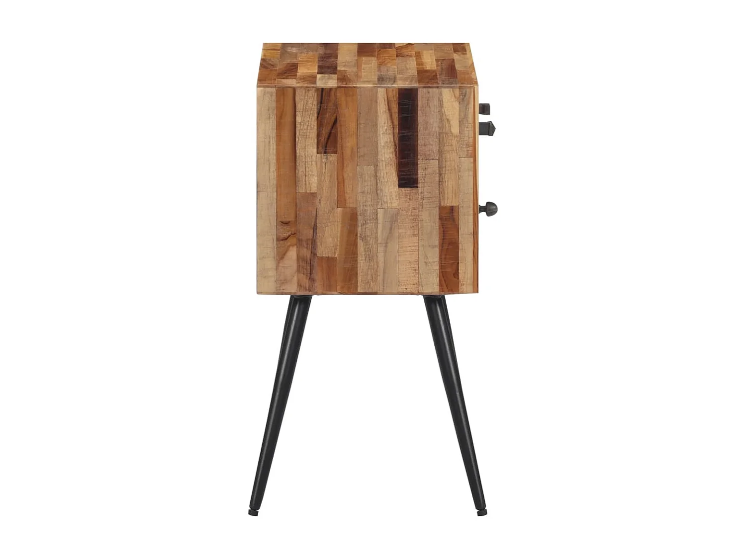 Nachttisch 47x31,5x60 cm Massivholz Teak