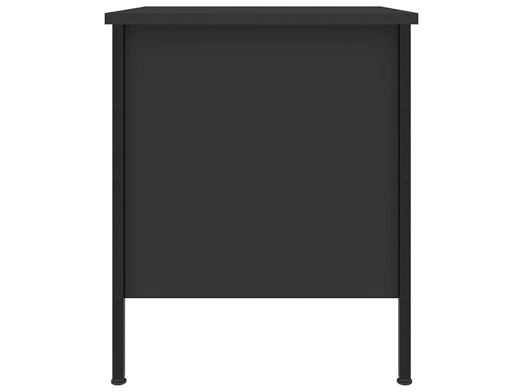 Tables de chevet 2 pcs noir 40x42x50 cm bois d’ingénierie