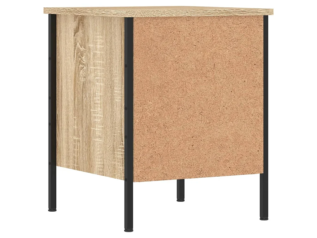 Comodino Rovere Sonoma 40x42x50 cm in Legno Multistrato