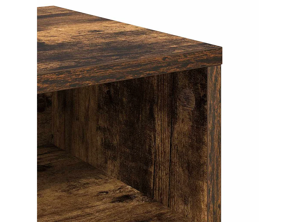 Table de chevet Chêne fumé 40x30x30 cm Bois d'ingénierie