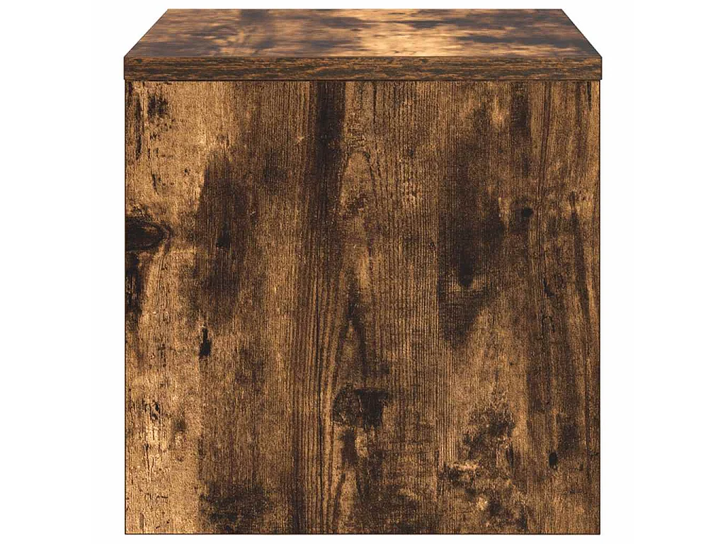 Table de chevet Chêne fumé 40x30x30 cm Bois d'ingénierie
